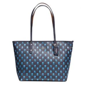Coach City Tote Badlands Floral Print